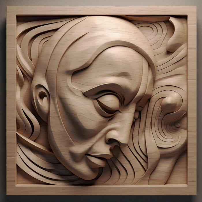 نموذج ثلاثي الأبعاد لآلة CNC 3D Art 